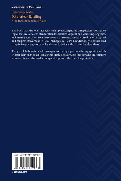 Produktbild: Data-driven Retailing