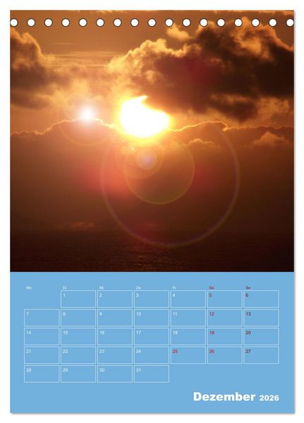 Produktbild: Nordseereise &ndash; J&uuml;tland in D&auml;nemark &ndash; Von Blavand bis Henne Strand (Tischkalender 2026 DIN A5 hoch), CALVENDO Monatskalender