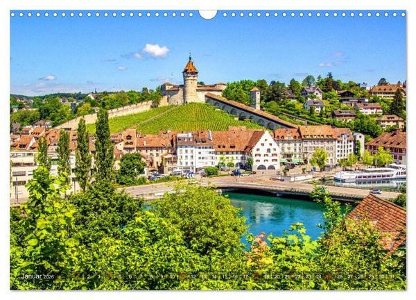 Produktbild: Gr&uuml;ezi aus der Schweiz (Wandkalender 2026 DIN A3 quer), CALVENDO Monatskalender