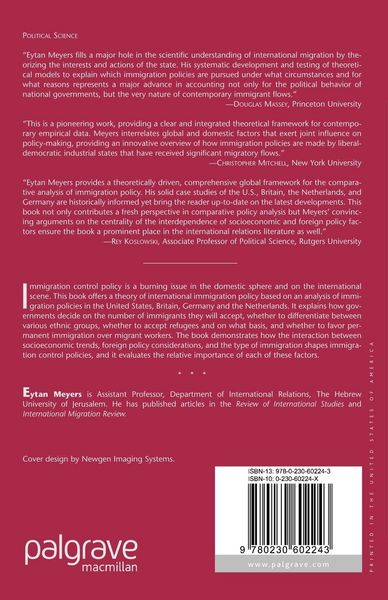 Produktbild: International Immigration Policy
