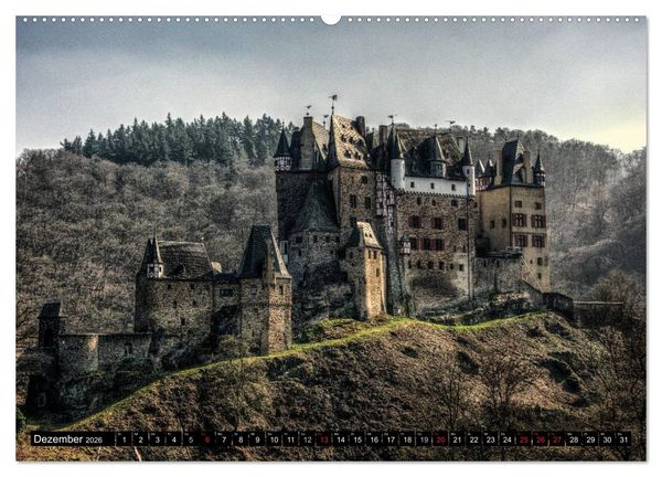Produktbild: Mosel Impressionen Mystische Burgen und magische Orte (hochwertiger Premium Wandkalender 2026 DIN A2 quer), Kunstdruck in Hochglanz