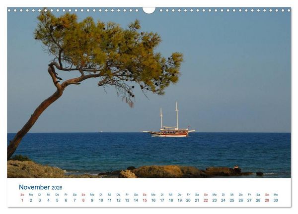 Produktbild: T&uuml;rkei - Reise ins Blaue (Wandkalender 2026 DIN A3 quer), CALVENDO Monatskalender