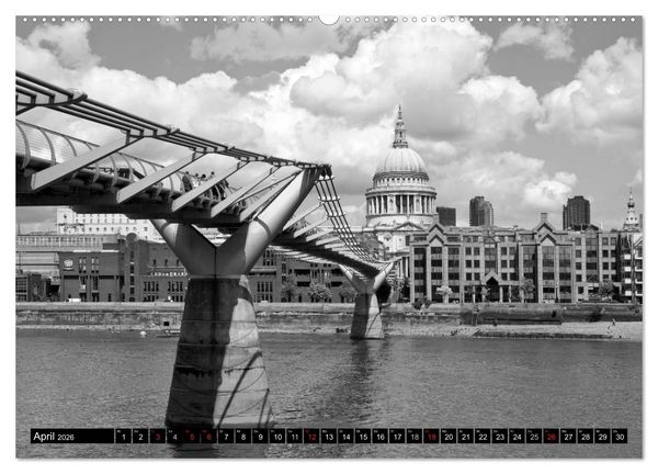 Produktbild: LONDON Stadtansichten (Wandkalender 2026 DIN A2 quer), CALVENDO Monatskalender
