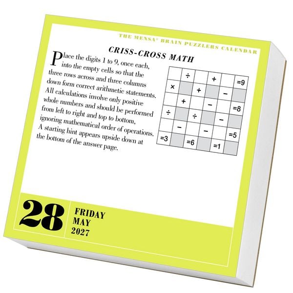 Produktbild: Mensa 365 Brain Puzzlers Page-A-Day&reg; Calendar 2027