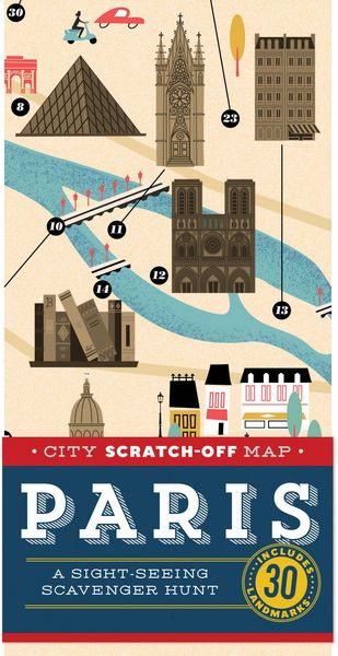 Produktbild: City Scratch-Off Map: Paris