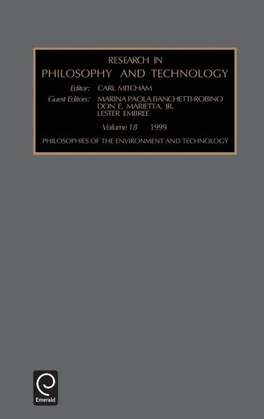 Produktbild: Philosophies of the Environment and Technology