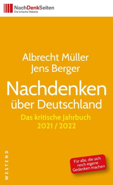 Produktbild: Nachdenken &uuml;ber Deutschland