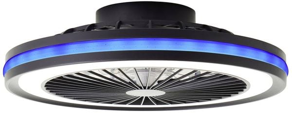 Produktbild: Brilliant G99280/06 Palmero LED-Deckenleuchte mit Ventilator LED-Modul 40W Schwarz
