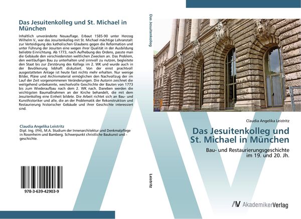 Produktbild: Das Jesuitenkolleg und St. Michael in M&uuml;nchen