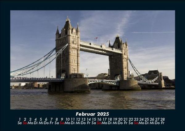 Produktbild: London 2025 Fotokalender DIN A5