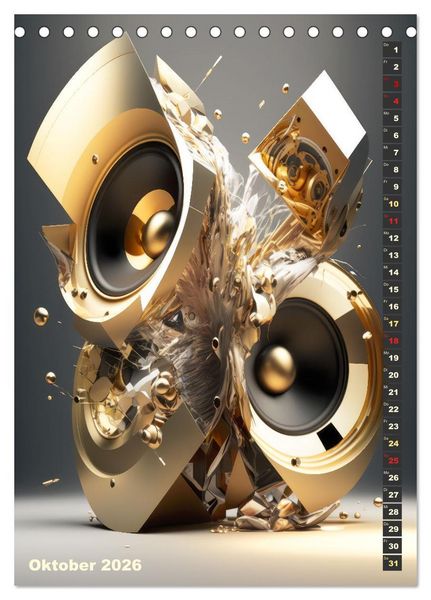 Produktbild: LAUT STARK EXPLOSIV (Tischkalender 2026 DIN A5 hoch), CALVENDO Monatskalender