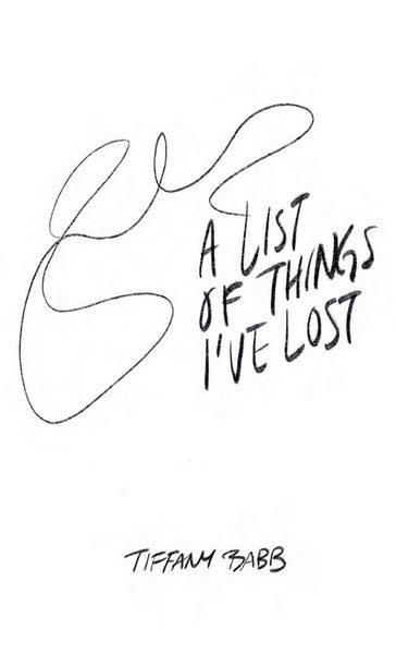 Produktbild: A List of Things I've Lost