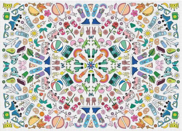 Produktbild: So. Many. Stickers. 1,000-Piece Puzzle