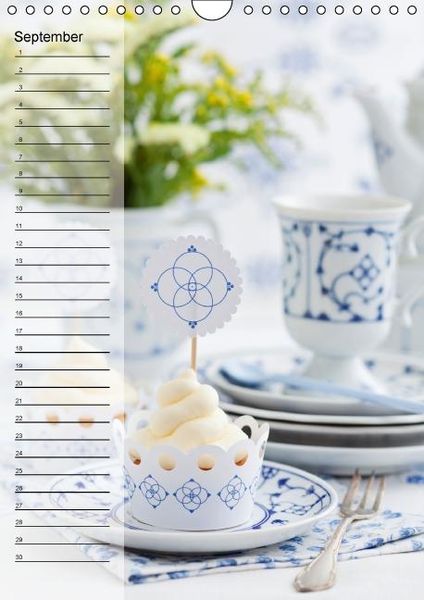 Produktbild: Geb&auml;ck-Couture K&uuml;chenplaner (Wandkalender immerw&auml;hrend DIN A4 hoch)