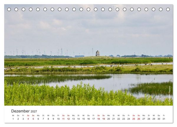 Produktbild: Halbinsel Eiderstedt - Momente der Natur (Tischkalender 2027 DIN A5 quer), CALVENDO Monatskalender
