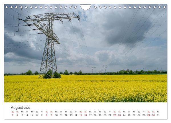 Produktbild: Deutschland, Energie des Windes: wundersch&ouml;ne Landschaften (Wandkalender 2026 DIN A4 quer), CALVENDO Monatskalender