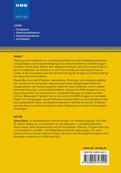 Produktbild: KNX-Anlagen - Fehlervermeidung bei Planung und Installation