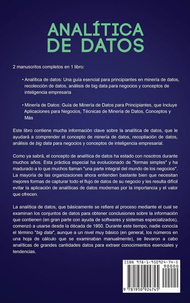 Produktbild: Anal&iacute;tica de datos