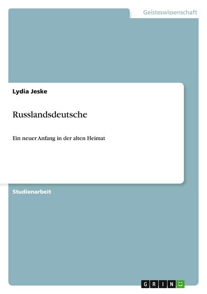 Produktbild: Russlandsdeutsche
