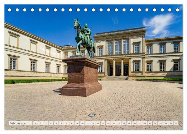Produktbild: Stuttgart Stadtrundgang (Tischkalender 2026 DIN A5 quer), CALVENDO Monatskalender