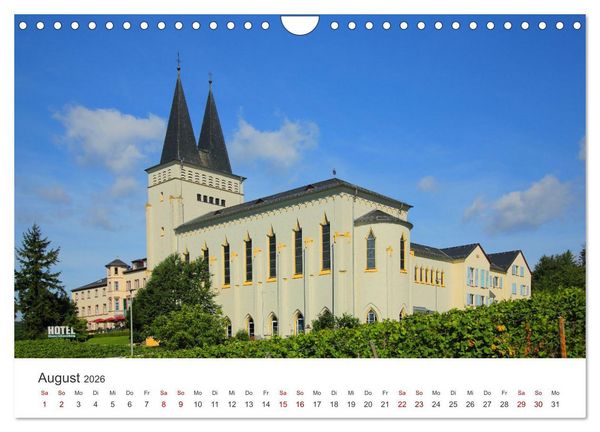 Produktbild: Rheingau - Land des Weines und der Bauwerks (Wandkalender 2026 DIN A4 quer), CALVENDO Monatskalender