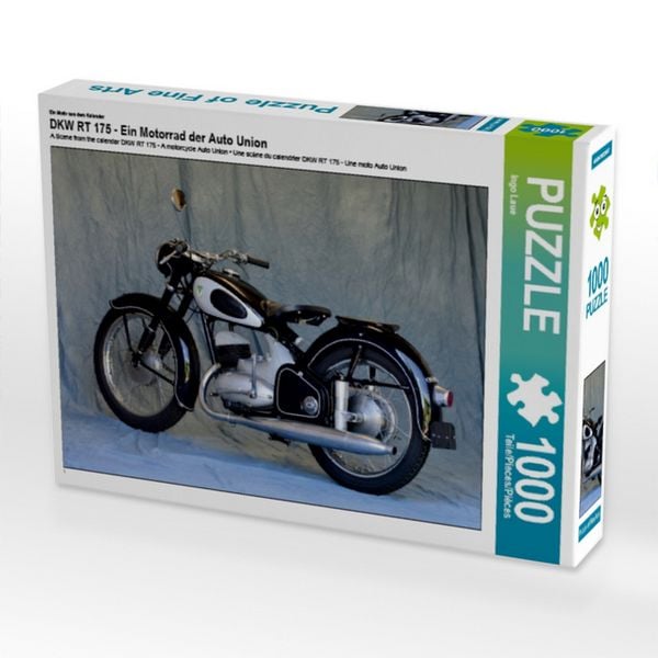 CALVENDO Puzzle Ein Motiv aus dem Kalender DKW RT 175 - Ein Motorrad der Auto Union | 1000 Teile Lege-Größe 64 × 48 cm Foto-Puzzle für glückliche Stunden