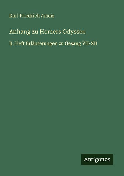 Produktbild: Anhang zu Homers Odyssee