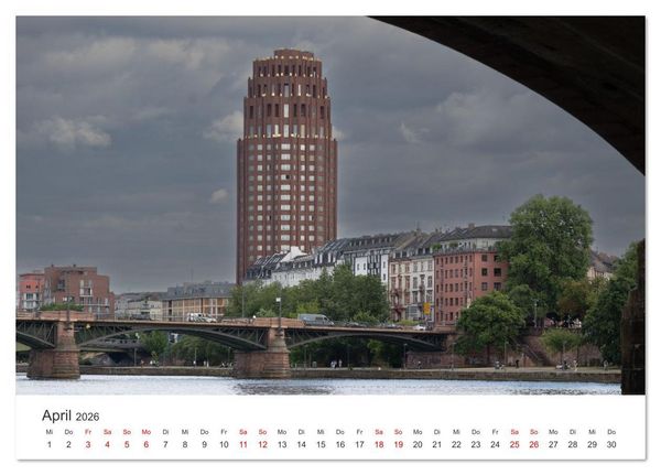 Produktbild: Frankfurt am Main - Abseits der Touristenstr&ouml;me (Tischkalender 2026 DIN A5 quer), CALVENDO Monatskalender