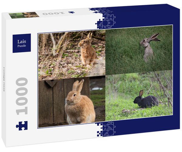 Produktbild: Lais Puzzle Collage Hase 1000 Teile