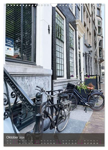 Produktbild: Sch&ouml;nes Amsterdam (Wandkalender 2026 DIN A3 hoch), CALVENDO Monatskalender