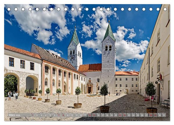 Produktbild: Freising - 1300 Jahre Korbinian (Tischkalender 2026 DIN A5 quer), CALVENDO Monatskalender