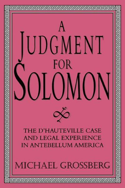 Produktbild: A Judgment for Solomon