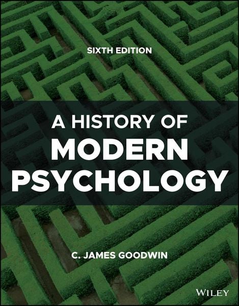 Produktbild: A History of Modern Psychology