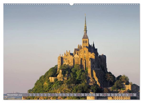 Produktbild: Le Mont-Saint-Michel - Sagenumwobener Klosterberg im Watt (Wandkalender 2026 DIN A2 quer), CALVENDO Monatskalender
