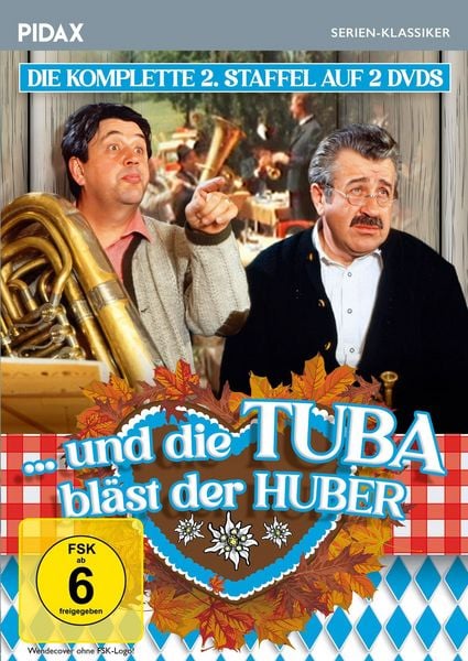 Produktbild: Und die Tuba bl&auml;st der Huber, Staffel 2 / Weitere 13 Folgen der Kultserie von Georg Lohmeier (&bdquo;K&ouml;niglich Bayerisches Amtsgericht&ldquo;) (Pidax Serien-Klassiker) [2 DVDs]