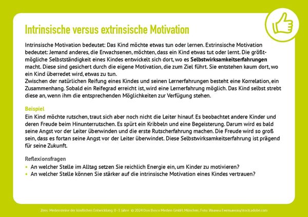 Produktbild: Meilensteine der kindlichen Entwicklung