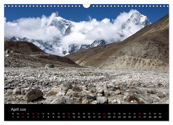Produktbild: Majest&auml;tische Bergwelten - Der Everest Trek (Wandkalender 2026 DIN A3 quer), CALVENDO Monatskalender
