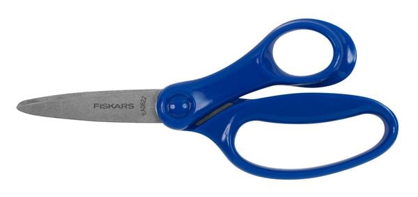 Produktbild: Edding Fiskars Gro&szlig;e Kinderschere ab 8 Jahre, 15 cm blau
