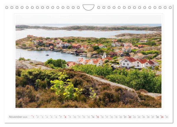 Produktbild: Bohusl&auml;n. Sk&auml;rhamn - R&ouml;nn&auml;ng - Marstrand (Wandkalender 2026 DIN A4 quer), CALVENDO Monatskalender