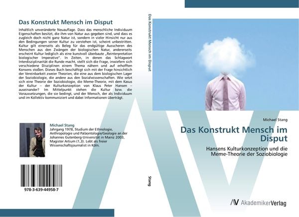 Produktbild: Das Konstrukt Mensch im Disput
