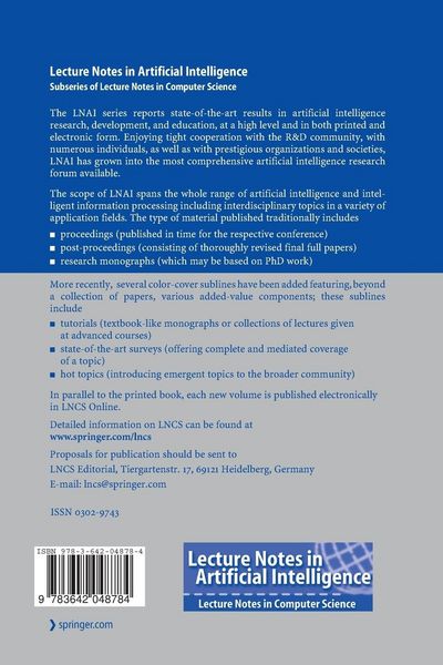 Produktbild: Safety and Security in Multiagent Systems