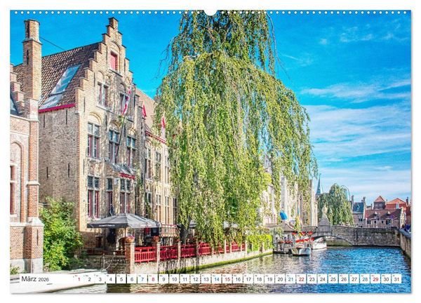 Produktbild: Br&uuml;gge sehen - und sich verlieben (Wandkalender 2026 DIN A2 quer), CALVENDO Monatskalender