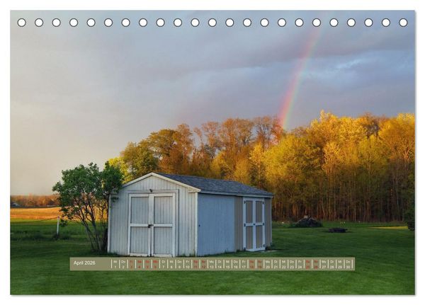 Produktbild: Michigan - Rund um Detroit (Tischkalender 2026 DIN A5 quer), CALVENDO Monatskalender