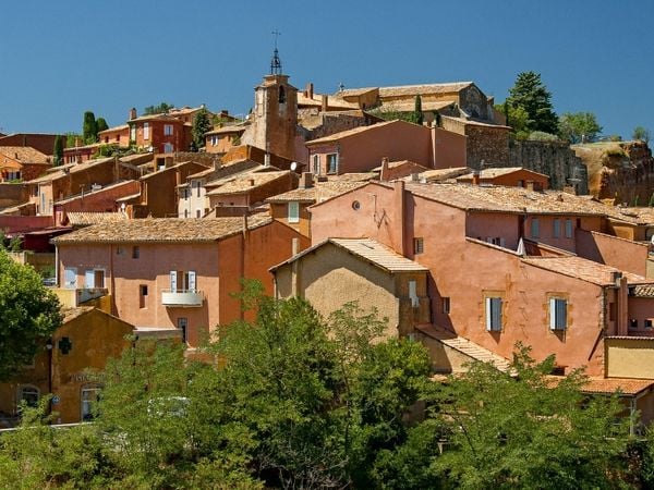 Produktbild: CALVENDO Puzzle Roussillon - die Ockerstadt der Provence | 1000 Teile Lege-Gr&ouml;&szlig;e 64x48cm Foto-Puzzle f&uuml;r gl&uuml;ckliche Stunden