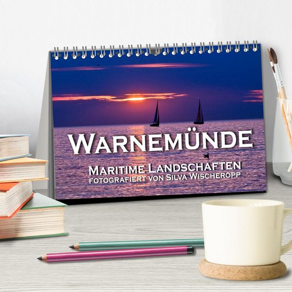Produktbild: Warnem&uuml;nde - Maritime Landschaften (Tischkalender 2026 DIN A5 quer), CALVENDO Monatskalender