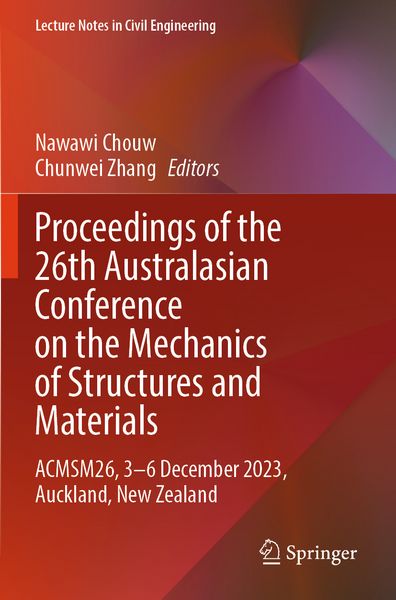 Produktbild: Proceedings of the 26th Australasian Conference on the Mechanics of Structures and Materials