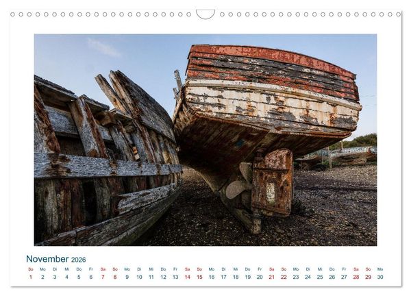 Produktbild: Faszination Schiffsfriedhof (Wandkalender 2026 DIN A3 quer), CALVENDO Monatskalender