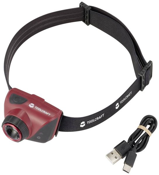 Produktbild: TOOLCRAFT LED Stirnlampe akkubetrieben 580lm 6.45h TO-9581292