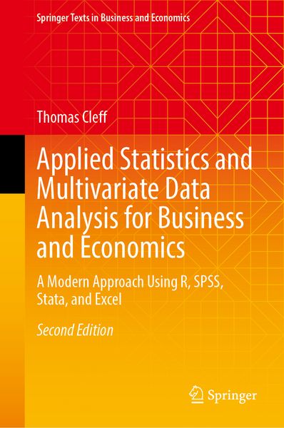 Produktbild: Applied Statistics and Multivariate Data Analysis for Business and Economics