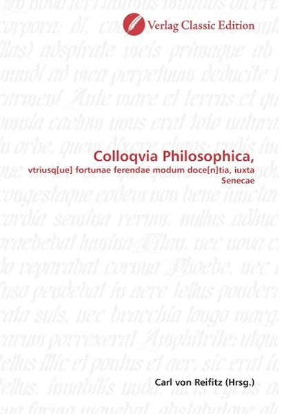 Produktbild: Colloqvia Philosophica,